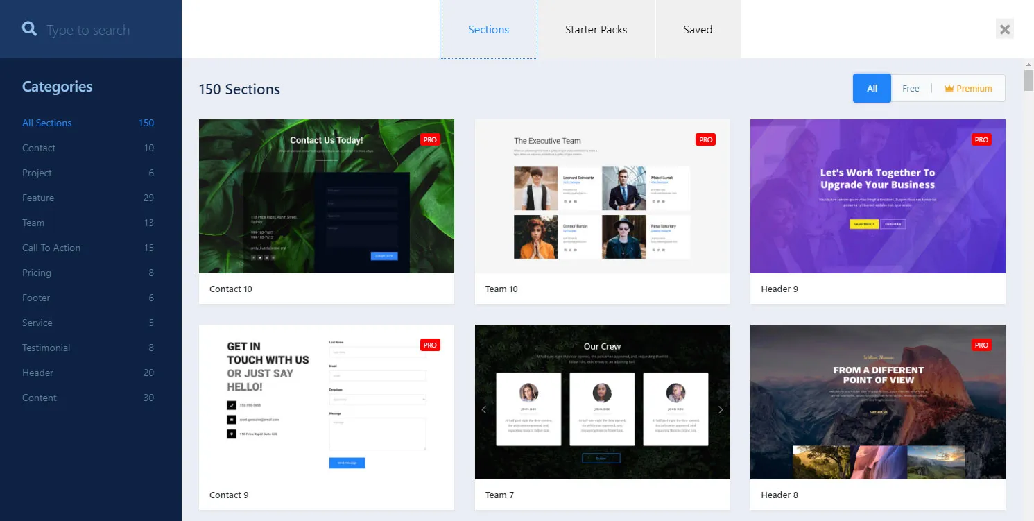 Qubely premade layouts Qubely premade layouts
